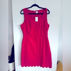 J. Crew, Bright pink dress. Size 12. NWT!